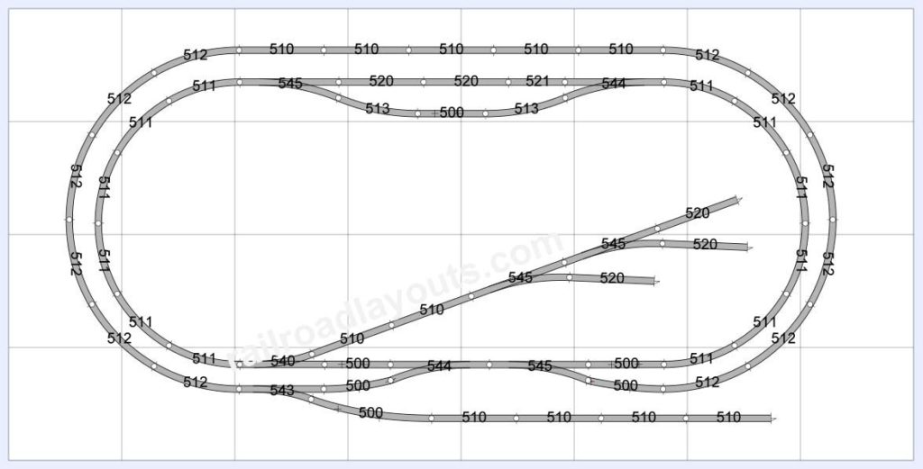 8x4 HO scale atlas track plan part numbers
