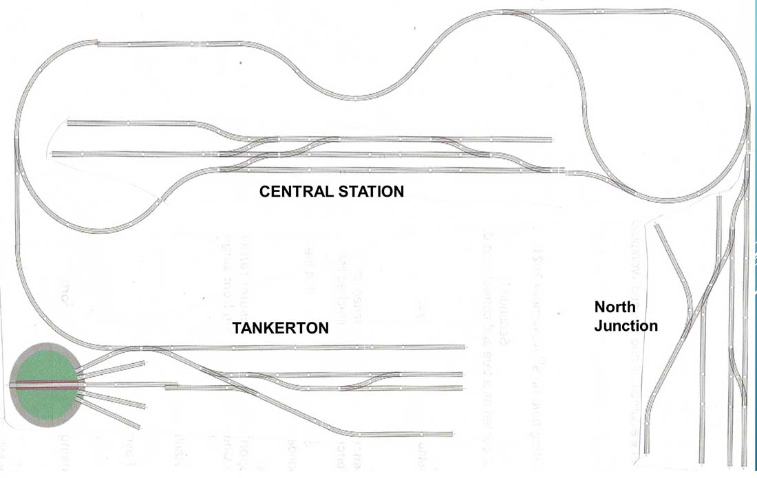 Hornby Dublo 3 rail - track plan - Railroad layouts