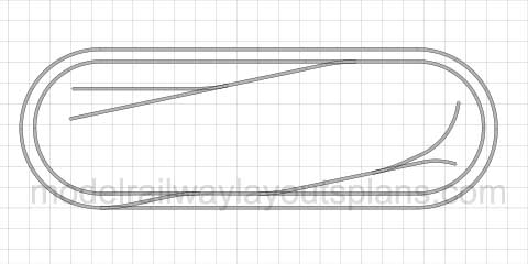  4x8 HO scale train layout