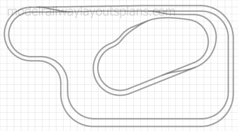 HO Trix express track plan