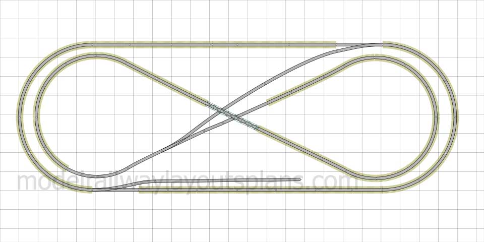 Simple O gauge track plan