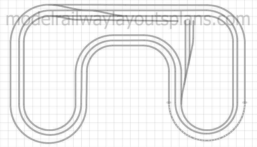 6x3 track plan