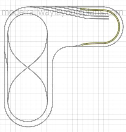 6x9 O scale track plan