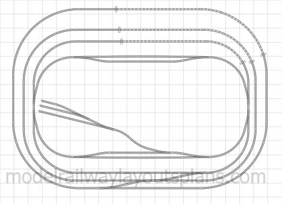 HO N3 stunning scenery track plan