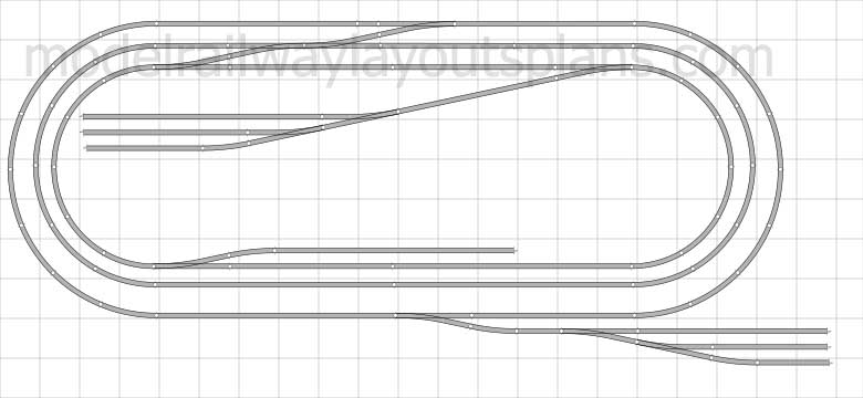 N scale UK track plan