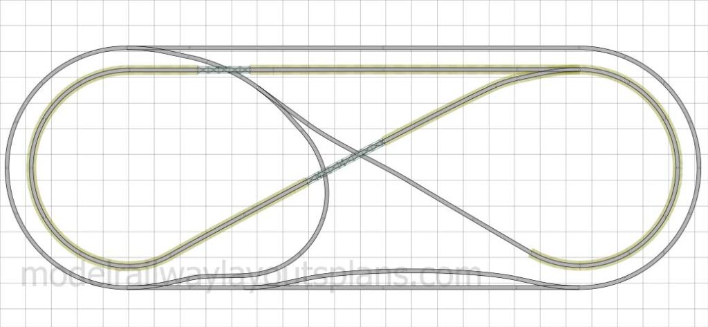 60s HO scale track plan