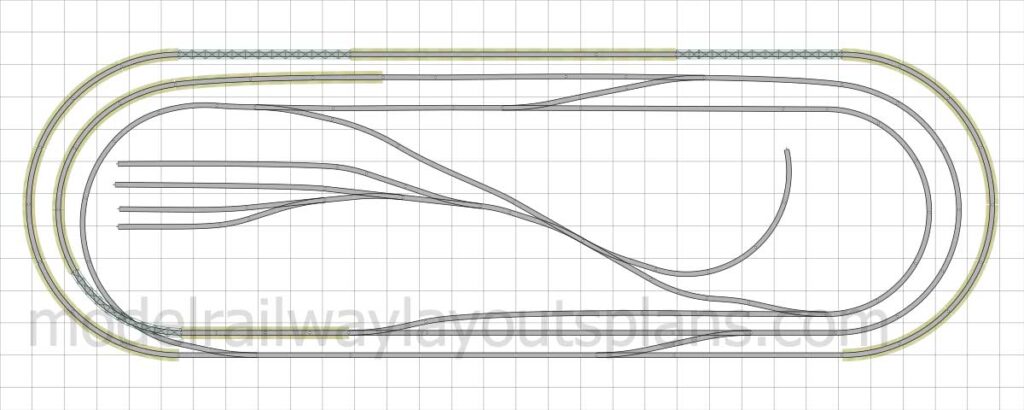 8x4 hornby track plan