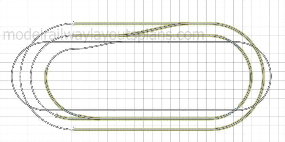 Snow mountain track plan