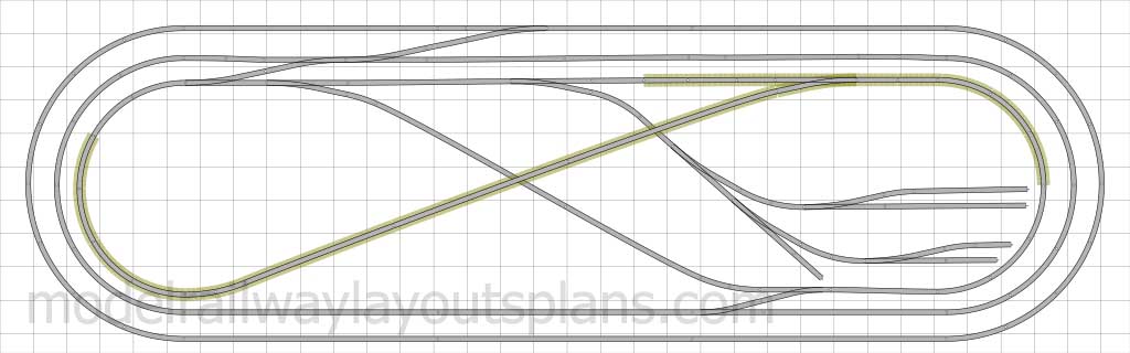 HO scale water scene track plan