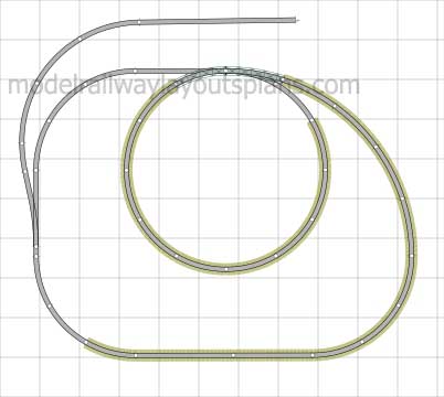 N scale Christmas track plan